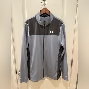 Under Armour Men’s Gray Zip Sweatshirt Large